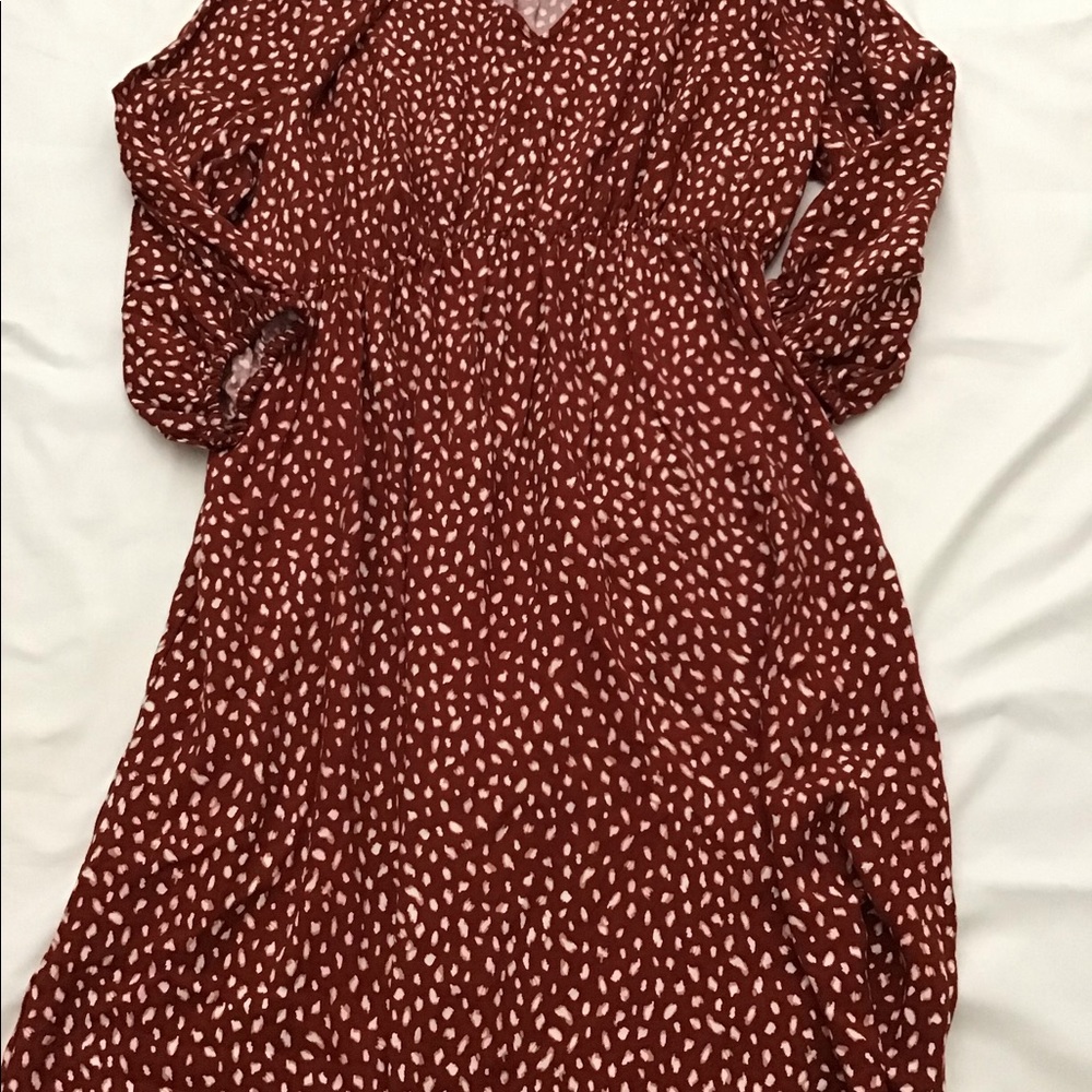 (Like New) Isabel Maternity Animal Print Longsleeve Dress